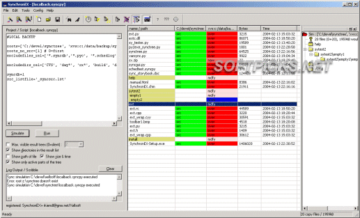 SynchronEX File Sync/FTP/DAV for Linux 3.0.7.1