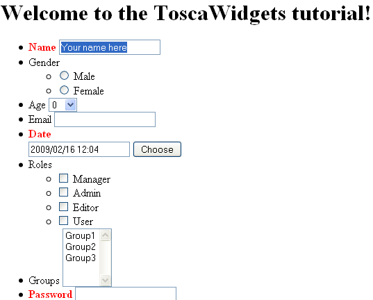 ToscaWidgets 0.9.9