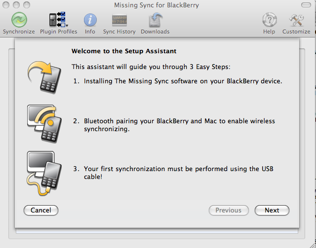 The Missing Sync for BlackBerry 2.0.3 正式版