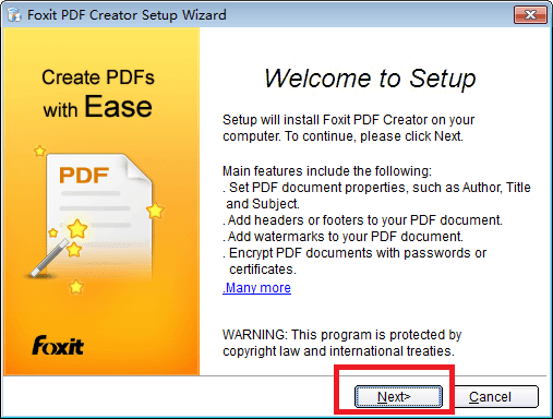 Foxit PDF Creator最新版