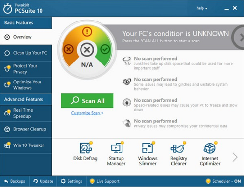 TweakBit PCSuite