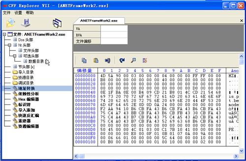 CFF Explorer VII