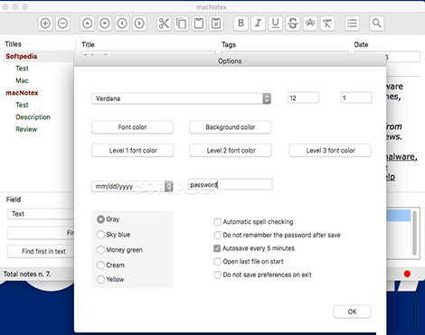 macNotex for Mac