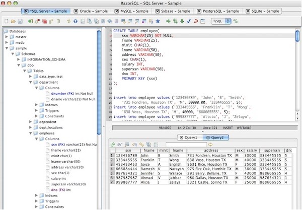 RazorSQL Mac版